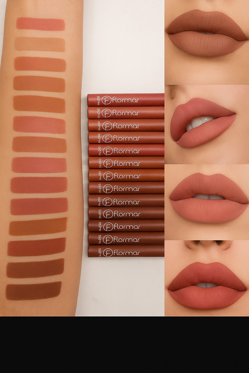 Flarmor Lip Liner Pencils - Packed Of 12