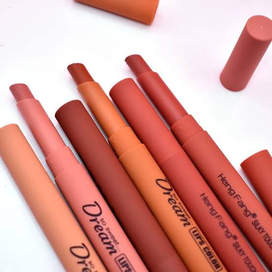 Heng Feng Dream Matte Lipsticks-Packed Of 6