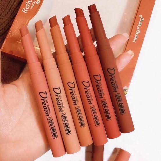 Heng Feng Dream Matte Lipsticks-Packed Of 6