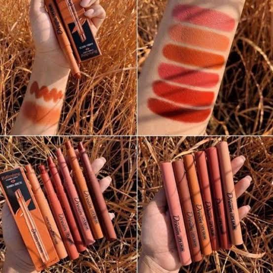 Heng Feng Dream Matte Lipsticks-Packed Of 6